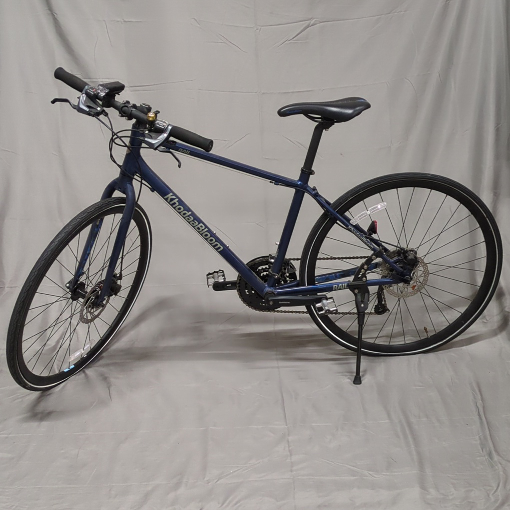 コーダブルーム RAIL クロスバイク 27インチ 自転車 ブルー SHIMANO クランク KhodaaBloom