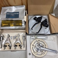 SUNTOUR XC-PRO MD CAMPAGNOLO RECORD シマノ SL-BS50-8 他 自転車 パーツ まとめて